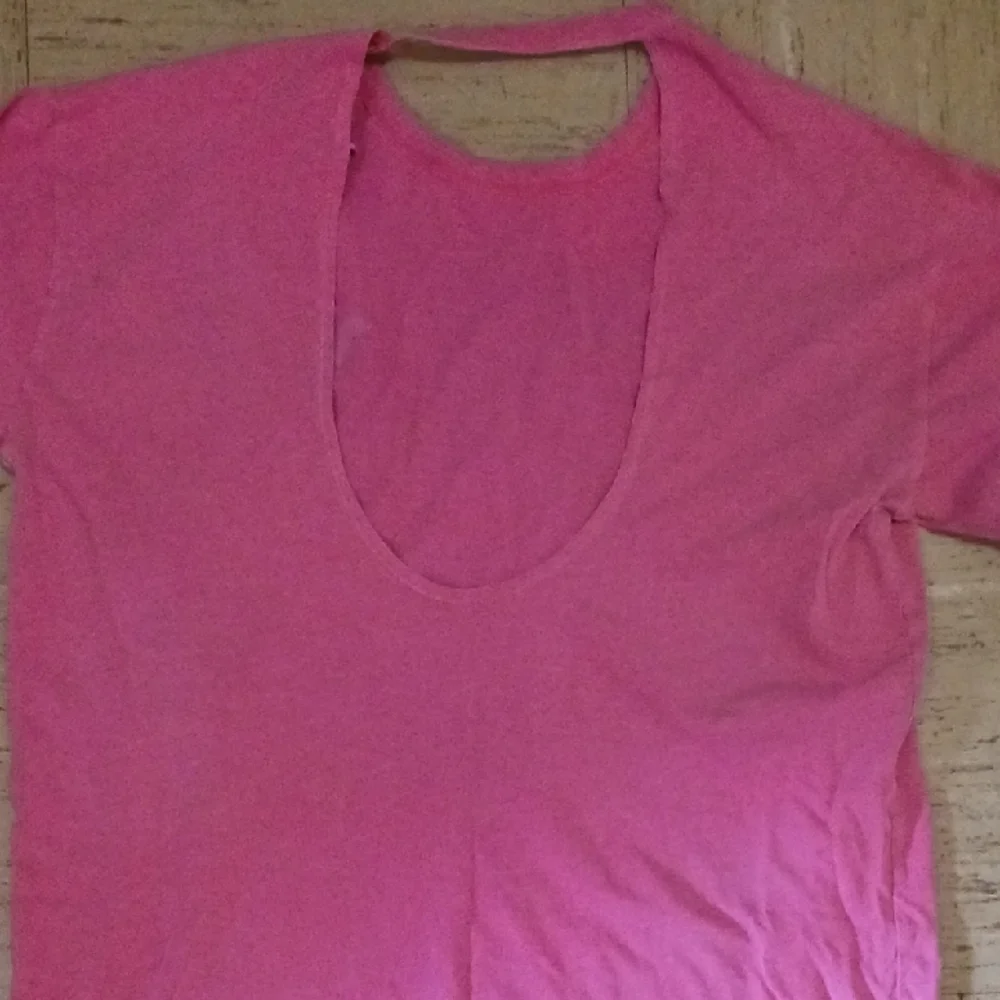 Pink Victoria Secret Long Sleeve Shirt with Black Lettering - Picture 5 of 5